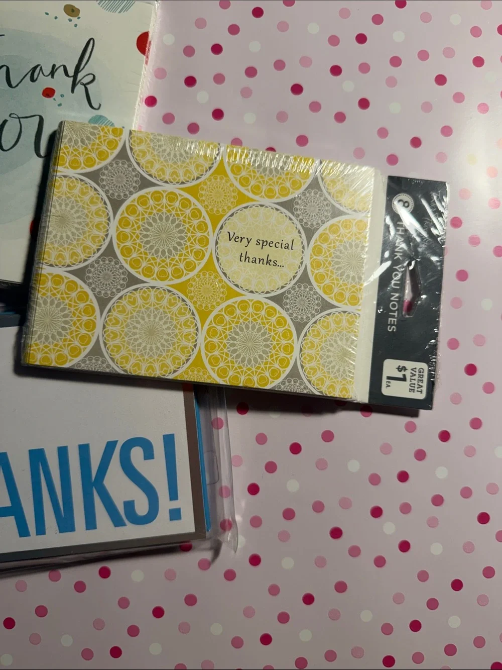 Assorted Thank You Cards - Various Sizes